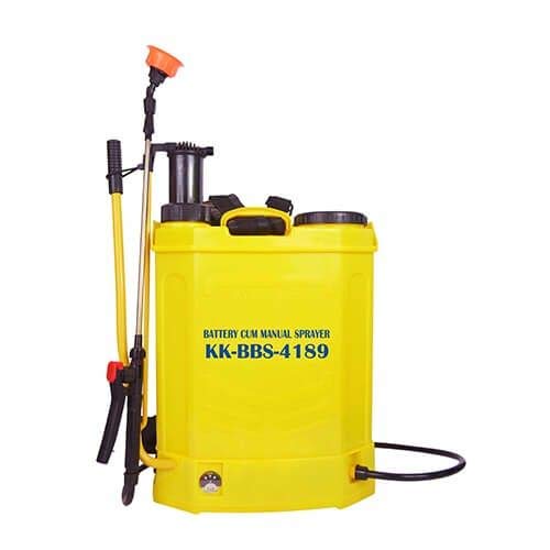 Kisan Kraft Kisankraft KK BBS 4189 Manual Cum Battery Knapsack Sprayer