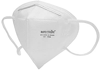 Mayfair N95 5 Layer with Nose Pin, Made in India (Pack of 5, Earloop)