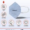 Kawach Mask - Reusable & Washable Face Mask | Made in India - IIT Delhi Startup | 5 Layer Easy to Breath & Universal Size - Pack of 30 - Black & Blue - Image 4