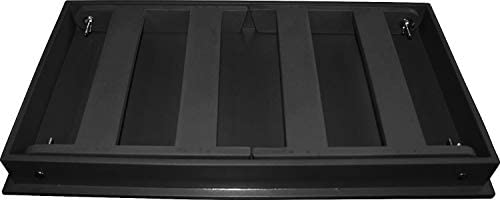 Enigmatic Woodworks Large Multi-Purpose Wooden Bed Table, Portable & Easy to Store, Foldable Laptop/Study Table, Made in India (Black Color) (Everything Will Be OK Black Color)