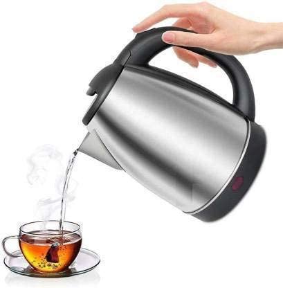 SCW™ Kitchen Appliance Small Kettle Stove Kraft Silver Color 2-Litre Electric Kettle Made In India