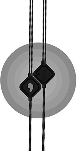 Meyaar LX-03EP Made in India Series with Super Deep Bass 90%-Noise Isolating Earbuds with Microphone and Amazing Sound Effects and Game Experience Headphone with Mic for for All Smartphones(Black)