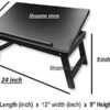 Shopme Store Wooden Table Full Foldable Multipurpose Laptop/Study/Bed Table Multifunction Lap Tablet Desk Made in India - Image 6