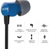 Evidson Vibe Blue in-Ear Wired Earphones with Mic, 2X Bass, Off-Axis Ergonomic fit, HD Sound Mobile Headset with Noise Cancellation, Made in India (Blue) - Image 3