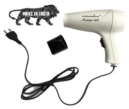 NEXT ANGLE STOREMART Made in India Unbreakable 1400 Watt Professional Hair Dryer with 2 Speed Setting for Perfect Hair Styling, Portable,Beauty for Home Use,Salon,Parlor (Multicolor)