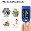 Reelom rox 1100 Fingertip Pulse Oximeter Digital LED Screen Blood Oxygen Saturation Monitor, SpO2 and Heart Rate Monitoring Made in India with 6 Month Warranty - Image 8