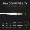 Meyaar SPN【2Pack】 Made in India Earbuds Headphones with Microphone 2 Pack, Earbuds Wired Stereo Earphones in-Ear Headphones Bass Earbuds, for All Smartphones(Black & White) - Image 4