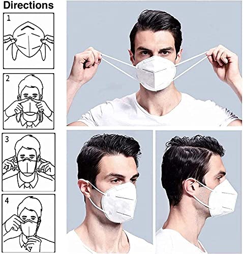 Ace N King N95/KN95 Anti Pollution Dust Face Mask for Kids,Adults,Men & Women Outdoor Protection with 5 Layer Filtration Made in India – Pack of 100 (Mix Colors)