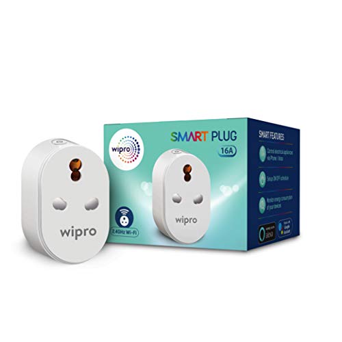 Wipro 16A Wi-Fi Smart Plug ...