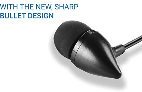Meyaar Abhinandan Made in India Earbuds Stereo Headphones High Definition, Wired Earphones with Multifunctional Mic Metal Wired Earphone for Android, Mp3 Players,Tablet Laptop (Black)