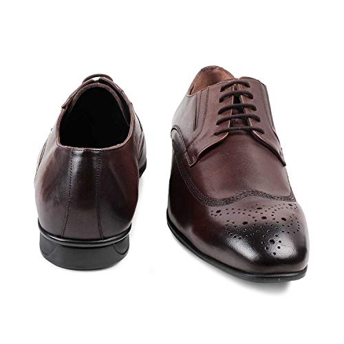 tresmode Men Evening Leather Derby Lace up Formal Shoes|Footwear for Mens|Made in India
