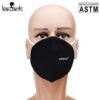 Kawach Mask - Reusable & Washable Face Mask | Made in India - IIT Delhi | 5 Layer Easy to Breath & Universal Size - Pack of 20 - Black - Image 7