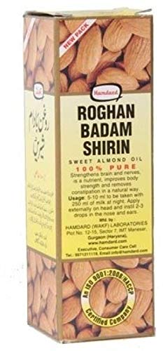 Hamdard Roghan Badam Shirin Sweet Almond Oil, 100ml