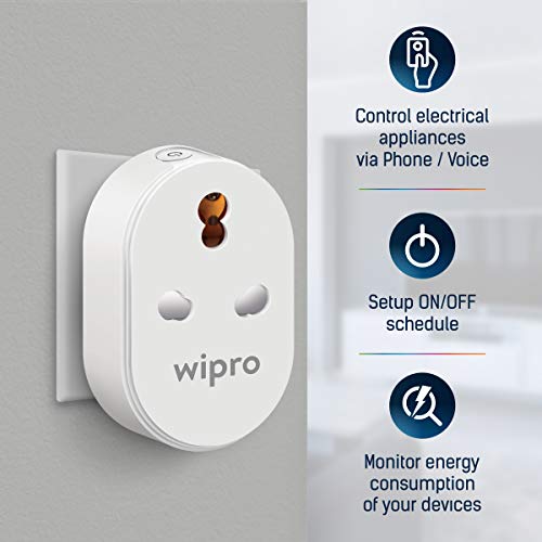 Wipro 16A Wi-Fi Smart Plug ...