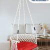 Patiofy Made in India Premium Swing Chair for Adults, Kids Hammock-Hanging Chair Swing with Free Cushion and Accessories (White) - Image 5
