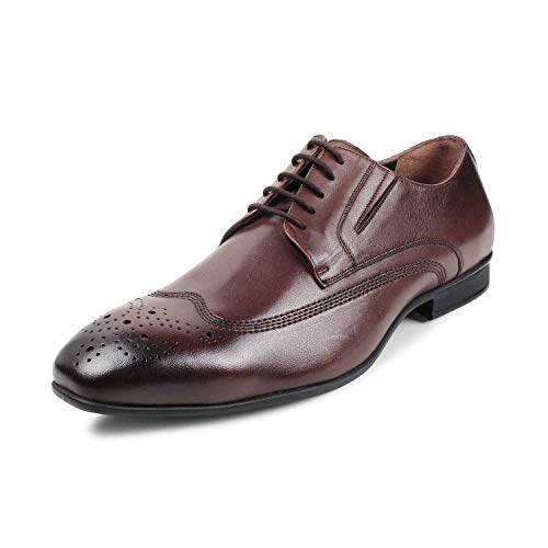 tresmode Men Evening Leather Derby Lace up Formal Shoes|Footwear for Mens|Made in India