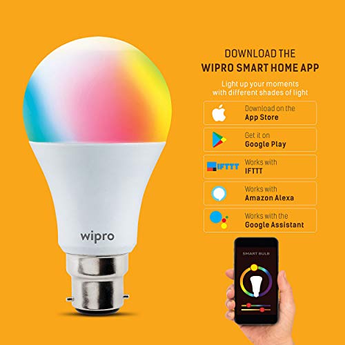 Wipro 9-Watt B22 WiFi Enabl...