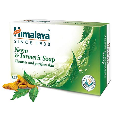 Himalaya Neem and Turmeric Soap, 125g (Pack of 6)