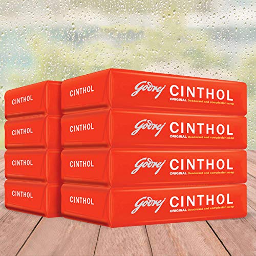 Cinthol Original Bath Soap 99.9% Germ Protection, 100g (Pack of 8)