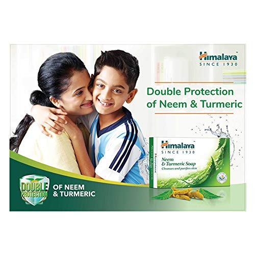 Himalaya Neem and Turmeric Soap, 125g (Pack of 6)