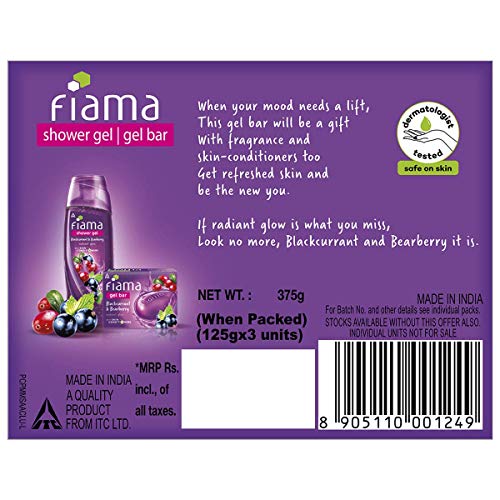 Fiama Gel Bar Blackcurrant ...
