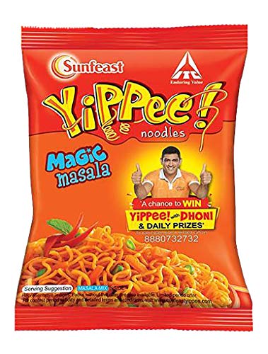 Sunfeast YiPPee! Magic Masala Long, slurpy Noodles | with Real Vegetables and nutrients | 70g Pack