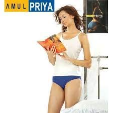 Amul Comfy Priya Women’s Cotton Printed Panty (Multicolour, 90 cm) – Pack of 5