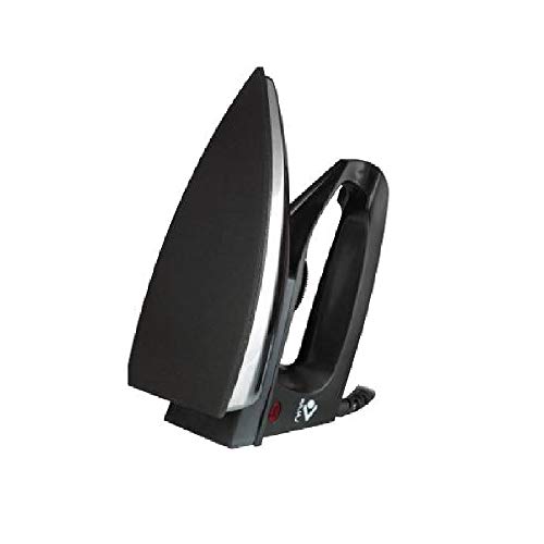 Bajaj DX-2 600W Dry Iron with Advance Soleplate and Anti-Bacterial German Coating Technology, Black