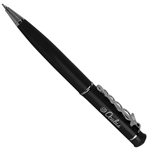 Oculus Swag 1922 Designer Metallic Pen Fitted with Germany Made Refill Presented in Gift Box for Doctors Medico Nurses (Black)