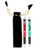 Oculus 1616-1617 Dr. Clip Red & Green Plastic ABS Body with Rubber Grip. Fitted with German Blue ink Refill. Set of 2 Pens. - Image 6