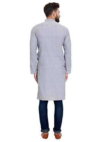 Jompers Men’s Cotton Silk Straight Kurta