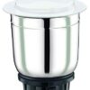 Bajaj GX-1 500W Mixer Grinder with 2 in 1 Function Blade, 3 Jars, White - Image 4