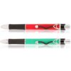Oculus 1616-1617 Dr. Clip Red & Green Plastic ABS Body with Rubber Grip. Fitted with German Blue ink Refill. Set of 2 Pens. - Image 5