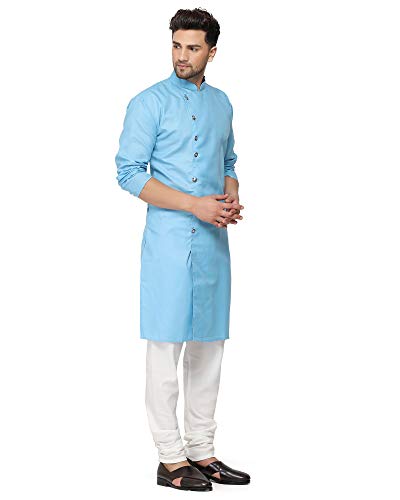 RYLEN Men Kurta and Pyjama Set Cotton
