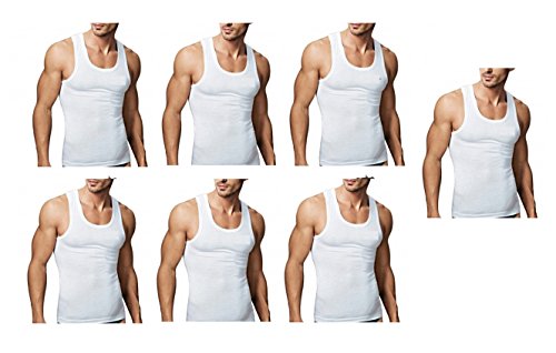 Amul Comfy Men’s White Cotton Sleeveless vest pack of 6 (Size – 85)