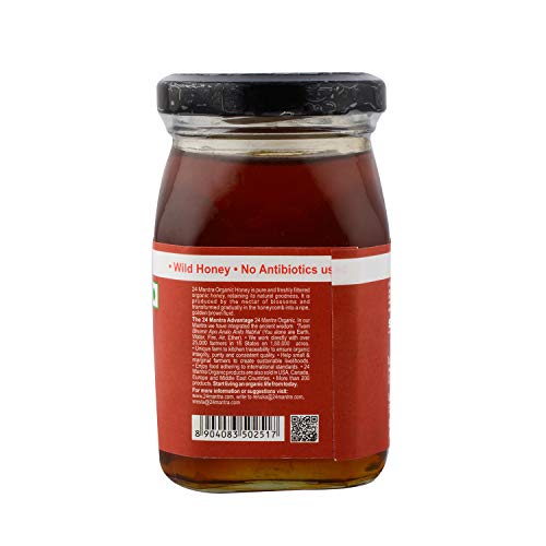 24 Mantra Organic Wild Honey, 250g
