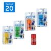 Doms Erasener 2-in-1 Eraser & Sharpner (Round/Triangle/Square/Hexagon) Pack of 20, Multicolor (Model Number: DM7656P20) - Image 2