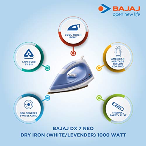 Bajaj DX 7 NEO Dry Iron (Wh...