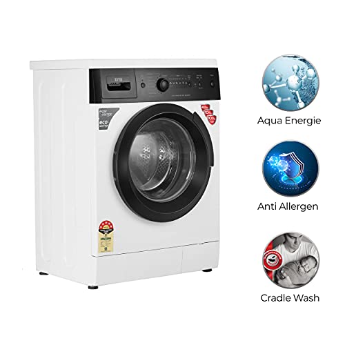 IFB 6 kg 5 Star Fully-Automatic Front Loading Washing Machine (Diva Aqua BX, White|Black matte, Aqua Energie,Crescent Moon Drum,Laundry Add,In-built heater )
