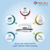 Bajaj DX-2 600W Dry Iron with Advance Soleplate and Anti-Bacterial German Coating Technology, Grey - Image 3