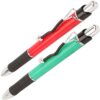 Oculus 1616-1617 Dr. Clip Red & Green Plastic ABS Body with Rubber Grip. Fitted with German Blue ink Refill. Set of 2 Pens. - Image 4
