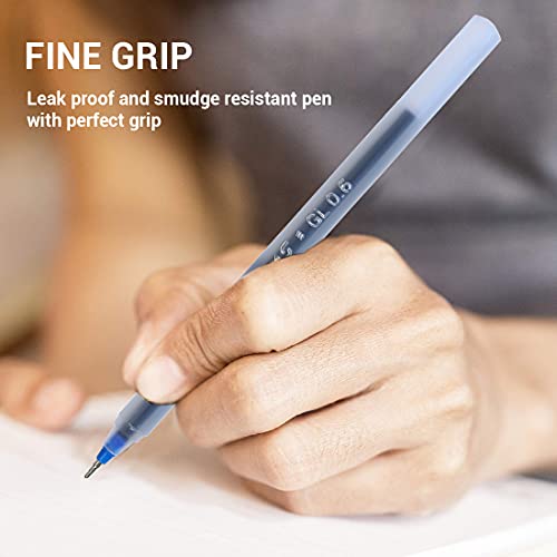 DOMS DF 0.6 GL Ball Point Pens (Blue,Pack of 20 x 4 Set)