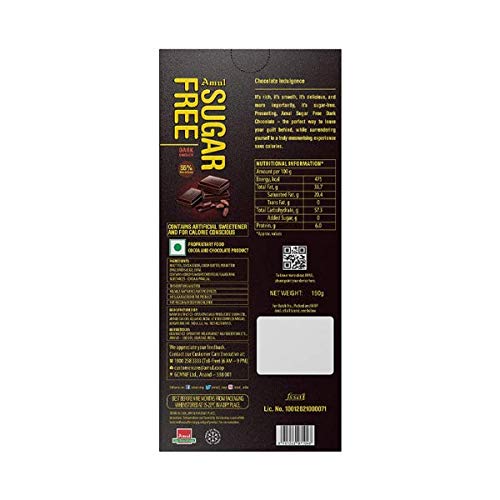 Amul Sugar Free Dark Chocol...