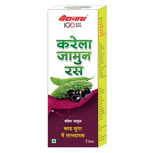 Baidyanath Karela Jamun Juice – Helps Maintain Healthy Sugar Levels – 1L
