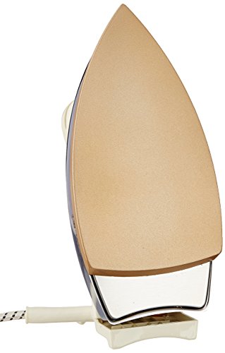 Bajaj DHX-9 1000W Heavy Weight Dry Iron with Advance Soleplate and Anti-Bacterial German Coating Technology, Ivory