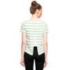 Madame Womens Round Neck Striped T-Shirt - Image 2