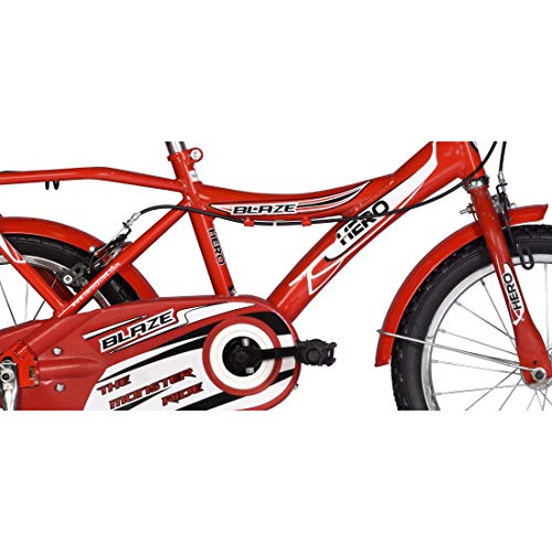 Hero Blaze 16T Single Speed Cycle, 11″ Frame (Red)