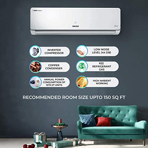 Voltas 1.5 Ton 3 Star Inverter Split AC (Copper 183VCZS White)