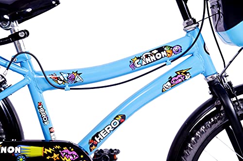 HERO CYCLES Canon Rigid 20T Single Speed Kids Cycle (Blue)