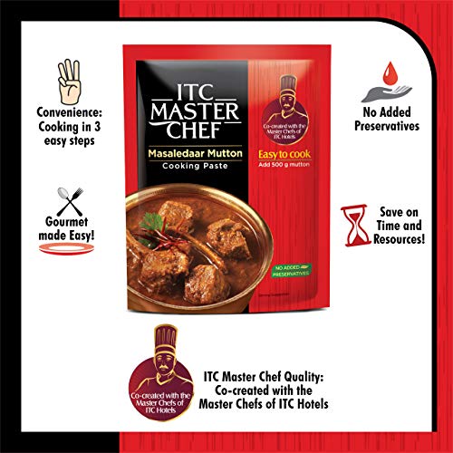 ITC Master Chef Masaledaar Mutton Cooking Paste 80g, Ready to Cook Spice Mix, Easy to Cook Masala Mix